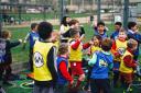 Local children have been enjoying the fun approach to football
