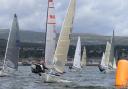 Helensburgh Sailing Club's first regatta for almost two years saw 30 dinghies take part in some spectacular high-speed sailing (Photo - Dougie Bell)