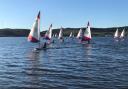 The November Topper class 'collective' was hosted at Helensburgh Sailing Club (Photo - Alan Jeffrey)