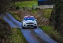 Fraser Anderson piloted his Ford Fiesta Rally4 to four stage wins on day two of the Galway International Rally (Photo courtesy of George Anderson)