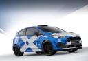 The striking livery of the Ford Fiesta Rally4 which Fraser Anderson will drive in this year’s Junior British Rally Championship