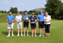 The Helensburgh Golf Club’s 2022 Club Championship winners celebrate with their silverware