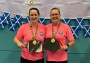 Corinna Whitaker-Stone and Lucy Elliott won gold at the Scottish Open