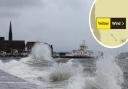 A yellow wind warning has been issued for Ayrshire