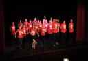 Performers from the Savoy Musical Theatre Group took to the stage for a performance