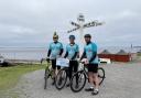 Charity cyclists raised thousands of pounds beyond their target on route north