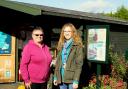 Merlyne Brown and Rosanagh Watson at Geilston Garden's Mindfulness Meander