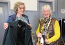 Marilyn McMeeking and Jean Murdoch attended the Ladies Nearly New Clothes Sale