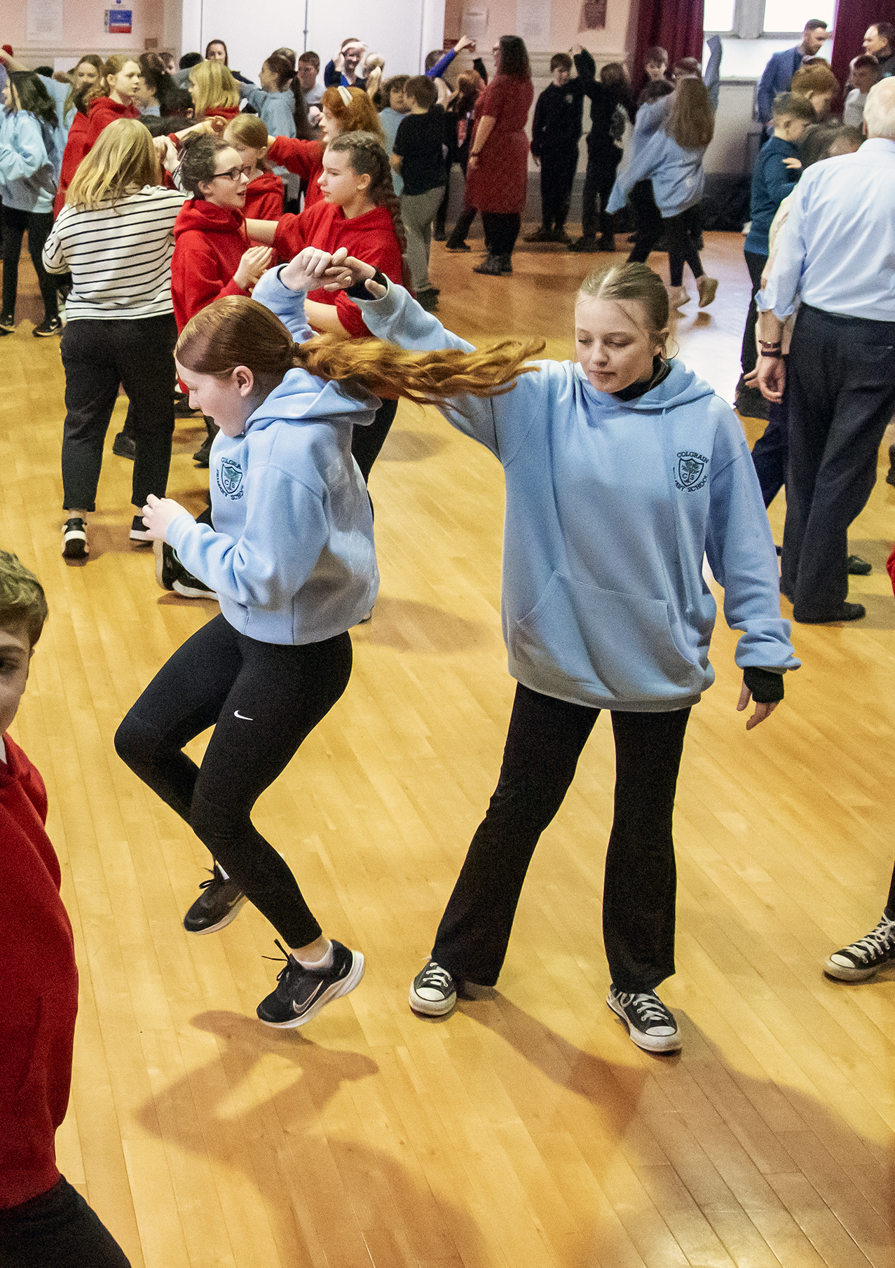 Pupils took part in the Day of Dance at the Victoria Halls (Photos: Tom Watt)