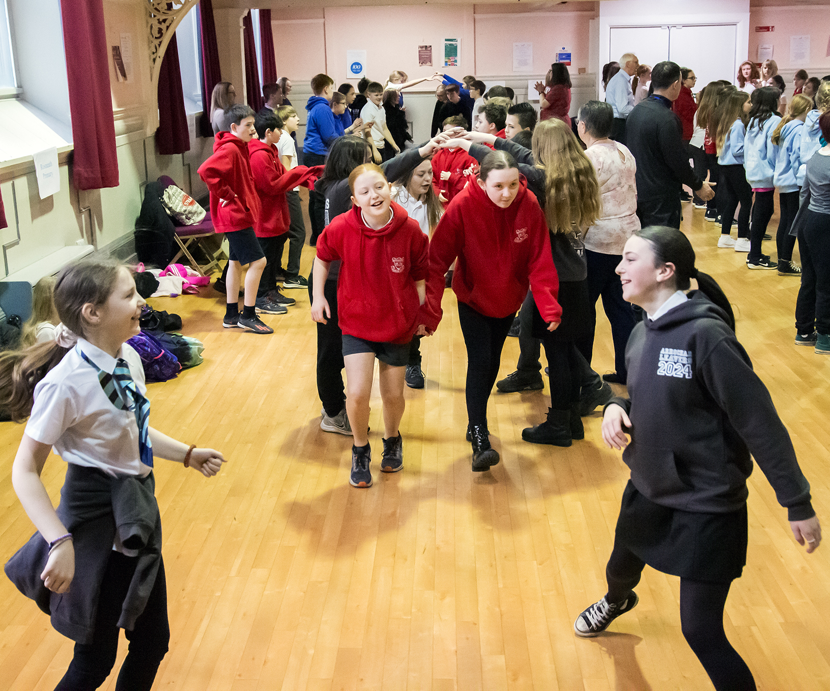 Pupils took part in the Day of Dance at the Victoria Halls (Photos: Tom Watt)