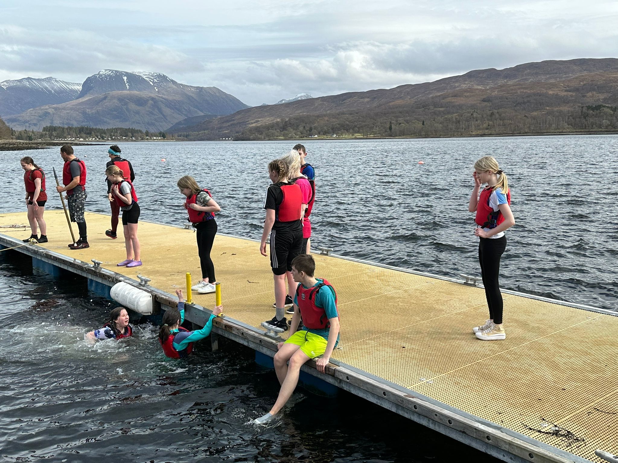 Helensburgh and Lomond Young Carers spent a week at Outward Bound, Loch Eil 