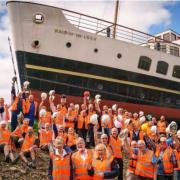 Volunteers continue to play a huge part in the restoration of the PS Maid of the Loch