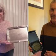 Lesley McGowan collected Ian Drummond's salver, while Tommy Watt was crowned West of Scotland Tennis’ volunteer of the year