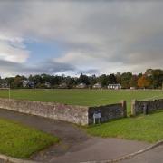 The East King Street football pitches in Helensburgh
