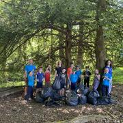 Eager Beavers help clean Cardross forest for other visitors