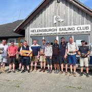 Winning crew members at the Sigma 33 Offshore One Design UK Championship, hosted by Helensburgh Sailing Club