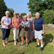 The prize winners from the Lady Captain’s Day competition at Helensburgh Golf Club