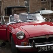 Allan Methven from Cardross with his 1974 MGB Roadster