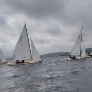 The Gareloch One Design fleet competing in their World Championship event