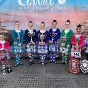 All the winners from the Margaret Rose School of Dance at the Cowal Gathering