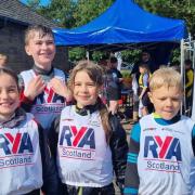 Cove Sailing Club cadets at the James Hamilton Heritage Loch for RYA Scotland's latest OnBoard Festival