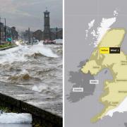 The wind warning covers Helensburgh, and large parts of the UK, for almost 24 hours