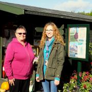 Merlyne Brown and Rosanagh Watson at Geilston Garden's Mindfulness Meander