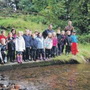 Youngsters in Helensburgh learned from the experts about how to build a proper dam