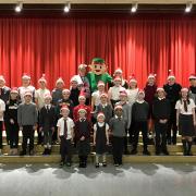 Pupils had a fun time at the festive disco