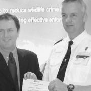 John was presented with the Partnership for Action against Wildlife Crime's Officer of the Year accolade
