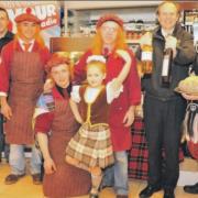 People in Helensburgh were invited by the Advertiser to celebrate Burns Nights