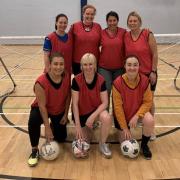 Ardencaple FC’s new ladies’ football group trains at Hermitage Academy on Friday evenings (Image: Ardencaple Football Club on Facebook)