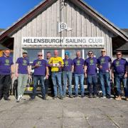 Helensburgh Sailing Club's Winter Series prize winners.