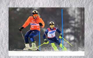 Brett Wild and Millie Knight, seen in action in the 2018 Winter Paralympics in South Korea, competed in three events on the first three days of the Beijing Games (Main image - Andrew Davy/PA Wire)