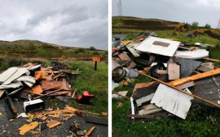 Fly-tipping reports have trebled in Argyll and Bute in the last three years - with Carman Hill, pictured, a particular trouble spot (Image: UGC)