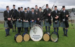 The pipe band