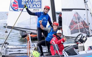 John Gimson and Anna Burnet are competing in Mallorca this week as they step up their Olympic preparations
