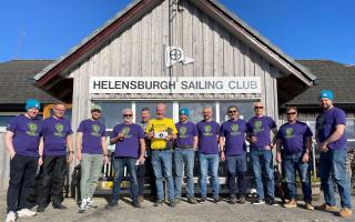 Helensburgh Sailing Club's Winter Series prize winners.