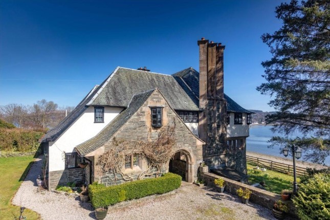 The Ferry Inn in Rosneath - designed by Edwin Lutyens for Queen Victorias daughter, Princess Louise - is on the market for offers above £875,000 (Photo - Savills)