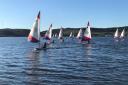 The November Topper class 'collective' was hosted at Helensburgh Sailing Club (Photo - Alan Jeffrey)