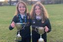 Joy Fletcher and Lucy MacRae brought Stirling County’s under-16 and under-18 national youth trophies back home recently