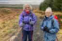 Walkers Moira and Susan enjoyed exploring the Three Lochs Trail (Image: HADAT)