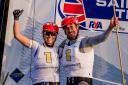 Anna Burnet and John Gimson won Nacra 17 gold at the Trofeo Princess Sofia regatta in Palma (Image: Sailing Energy/Oman Sail)