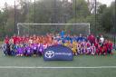More than 100 pupils took part in the football tournament