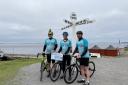 Charity cyclists raised thousands of pounds beyond their target on route north