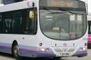 First Glasgow's Helensburgh bus service is not operating west of Dumbarton during the A814 closure