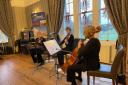 The Rannoch Trio perform at the concert