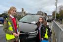 Pupils are taking an active role in reducing poor parking around the school