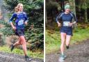 Laura Johnstone (left) and Helen Leigh in action for Helensburgh AAC in the Glentress Trail Races (Photos courtesy of Fiona Baird)