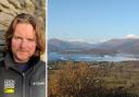 Left: Kenny Auld, head of visitor services, Loch Lomond and The Trossachs National Park Authority, and right, the view from the Dumpling on Loch Lomond (Douglas Craig)